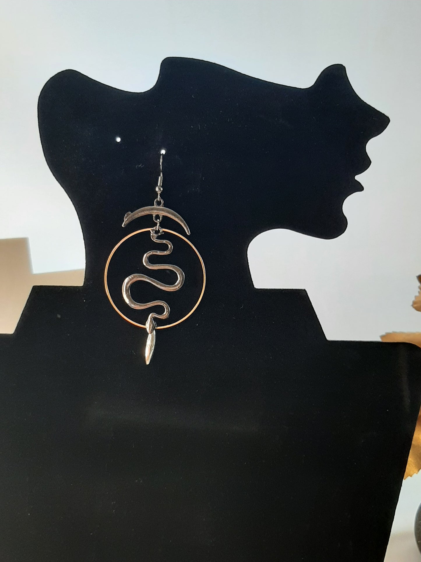 Boucles d'oreilles en métal alliage de zinc