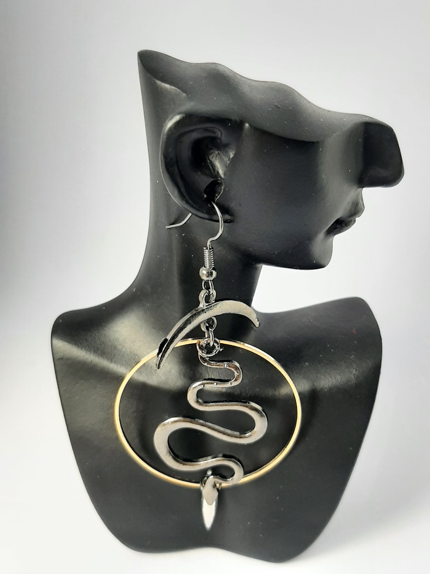 Boucles d'oreilles en métal alliage de zinc