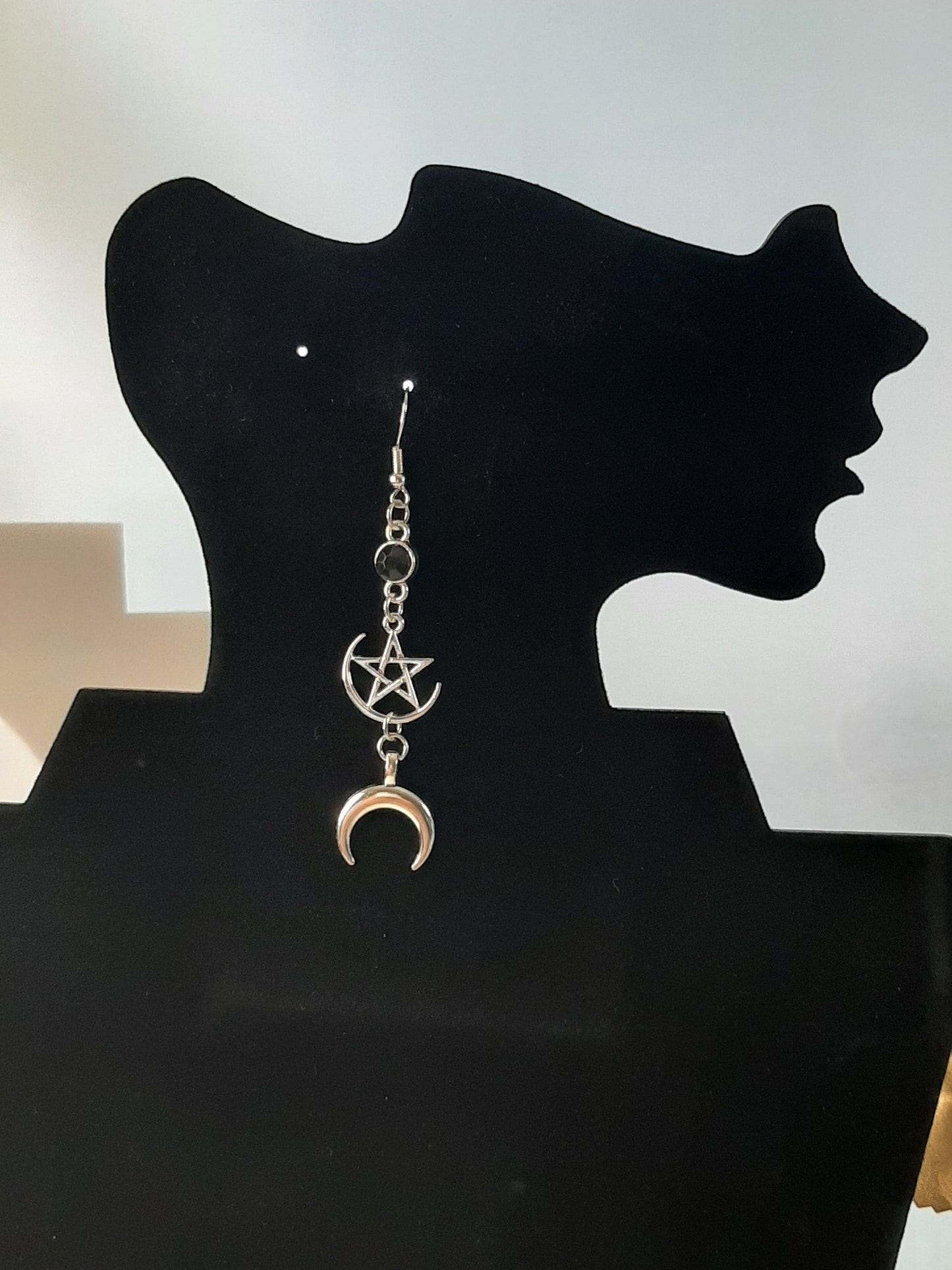 Boucles d'oreilles design créatif en Metal