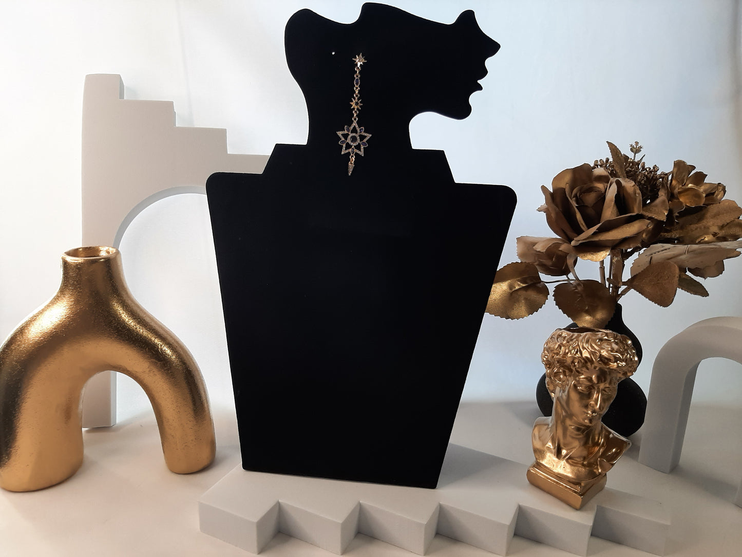 Boucles d'oreilles en métal alliage de zinc