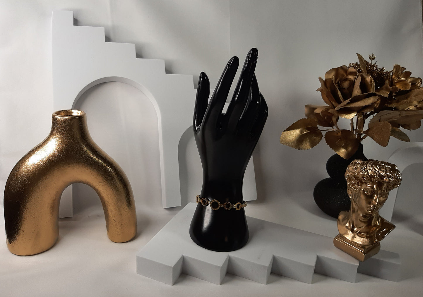 Bracelet en acier inoxydable et titane