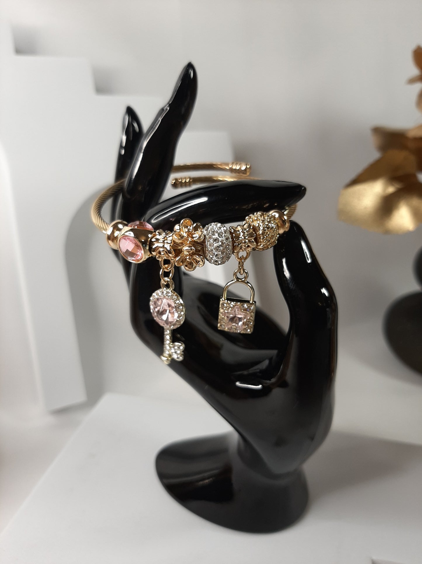 Bracelet multi-éléments en acier inoxydable