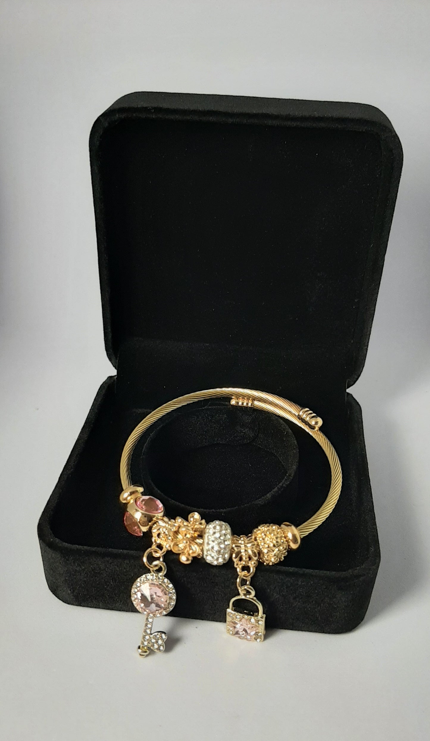 Bracelet multi-éléments en acier inoxydable