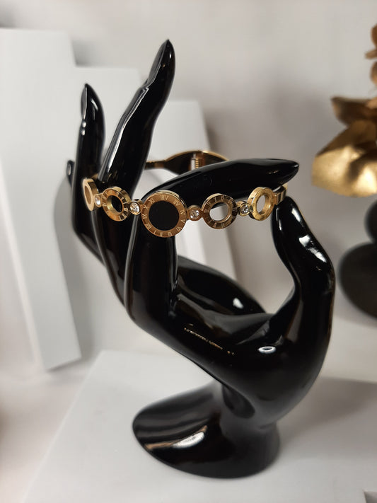 Bracelet en acier inoxydable et titane